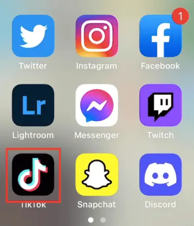 open tiktok app