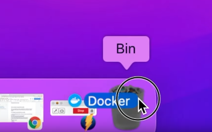 drop docker bin