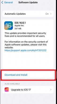 download install uodate iphone