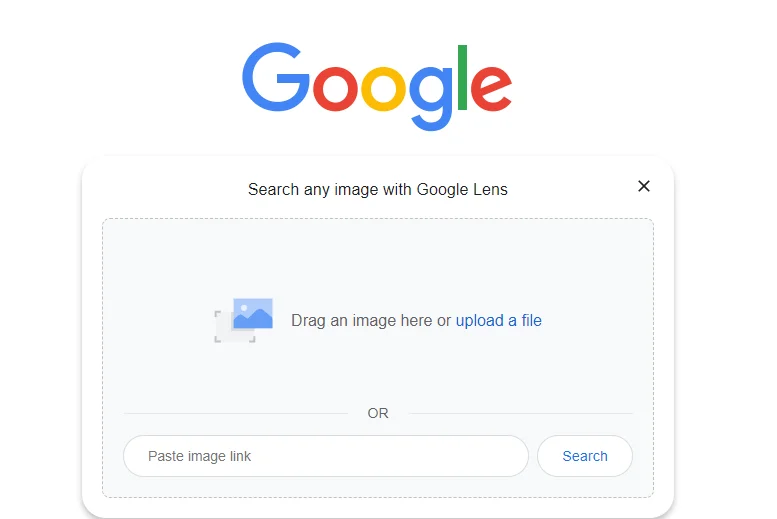 google paste an image