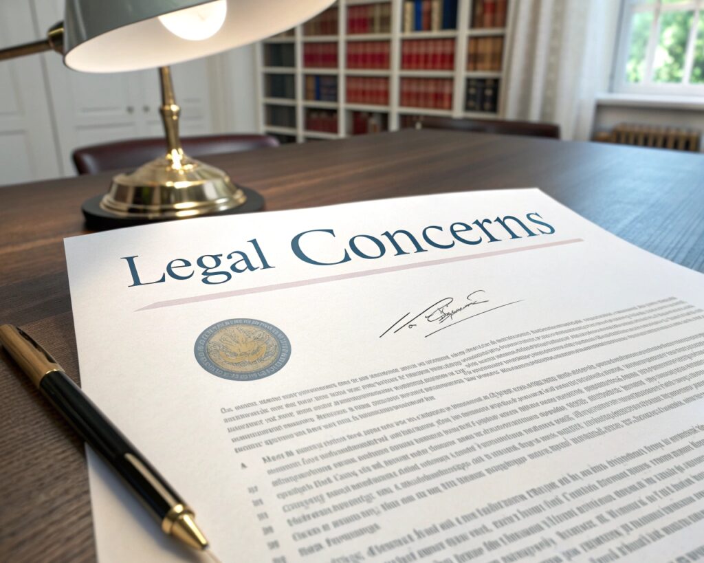 legal concerns